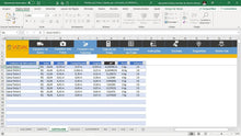 Load image into Gallery viewer, Planilha de Cálculo de Fretes Cubados por Caminhão em Dashboard