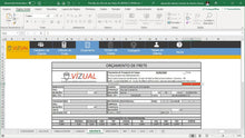 Load image into Gallery viewer, Planilha de Cálculo de Fretes Transportadora em Excel