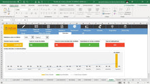Load image into Gallery viewer, Planilha de Contas a Receber em Dashboard