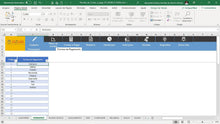Load image into Gallery viewer, Planilha de Contas a Pagar em Dashboard