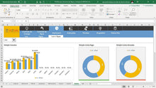 Load image into Gallery viewer, Planilha de Consumo de Água e Energia em Dashboard