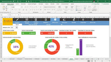 Load image into Gallery viewer, Planilha de Contas a Receber em Dashboard