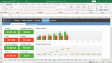 Load image into Gallery viewer, Pacote com Planilhas e Apostila: Controle Financeiro em Excel