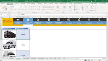 Load image into Gallery viewer, Planilha de Cálculo de Fretes Cubados por Caminhão em Dashboard