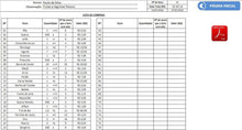 Load image into Gallery viewer, Monte o cardápio da semana e controle suas compras de forma simples e prática!