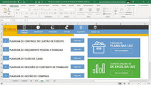 Load image into Gallery viewer, Planilha de Cadastro e Controle de Visitantes em Dashboard
